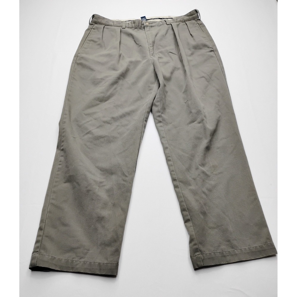 Polo Ralph Lauren Andrew Pleated Pants Mens 38x30 Classic Chino Casual Work Y2K